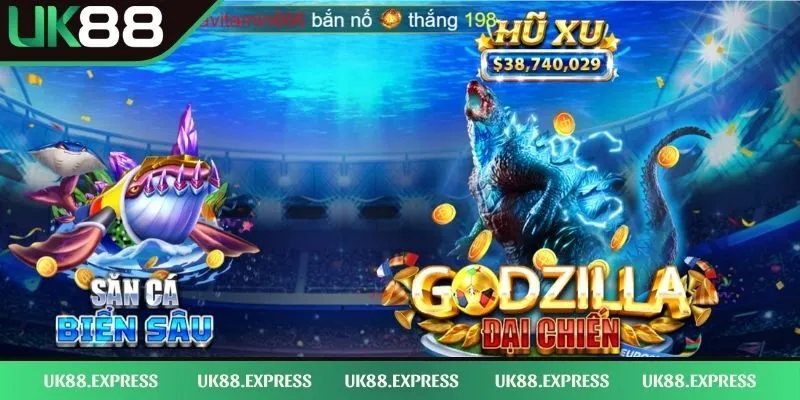 Các Loại Bắn Cá Tại UK88 Ăn Tiền Hot Nhất Ngư Thủ Mê Mệt 3 Trò chơi bắn cá Thái Bình Dương