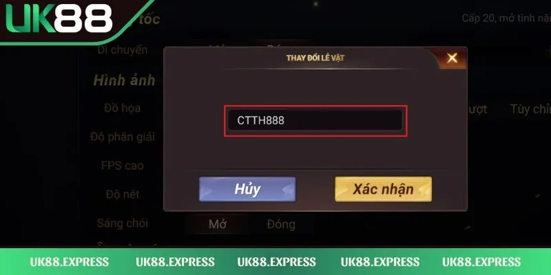 Hướng Dẫn Nhận Giftcode UK88 Dễ Dàng Nhất Cho Tân Binh 2 Hướng dẫn nhận Giftcode UK88 và nhập mã đơn giản