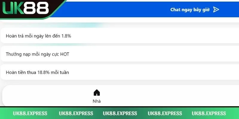 Vì sao UK88 có sảnh thể thao đẳng cấp nhất thế giới? 3 Live chat hỗ trợ người chơi nhanh chóng