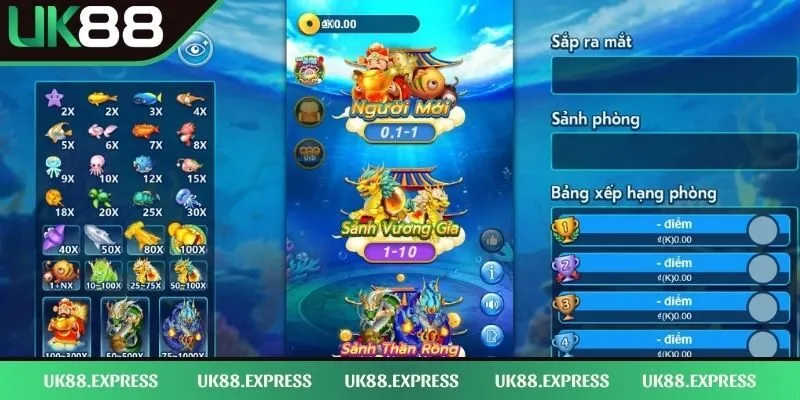 Bắn Cá UK88 - Sảnh Giải Trí Online Độc Đáo Năm 2024 4 Oneshot Fishing - Tựa game săn cá đa sắc màu