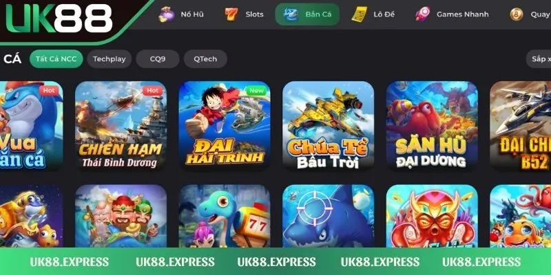 UK88 19 Sảnh bắn cá đại dương