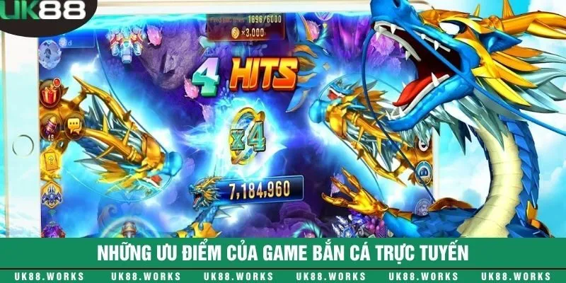 Game bắn cá online - Phiêu lưu dưới lòng đại dương mới lạ 2 Ưu điểm khi chơi bắn cá